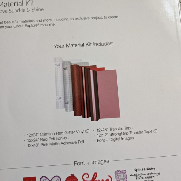 Cricut Love Sparkle & Shine Vinyl Material kit - Picture 6 of 7